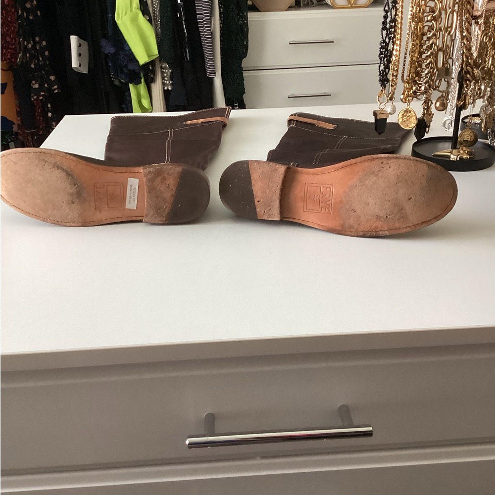 Brown Knee High Frye Boots - Picture 4 of 9